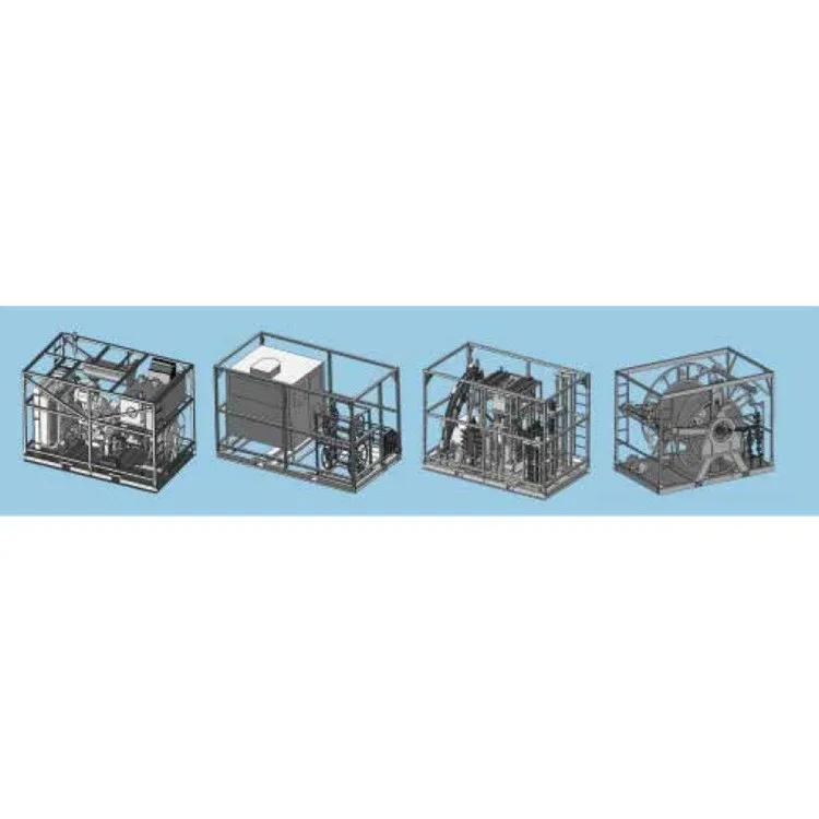 Skid-mounted structure four-skid type