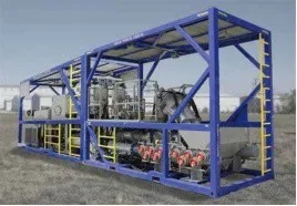 Diesel-driven Sand Blender skid